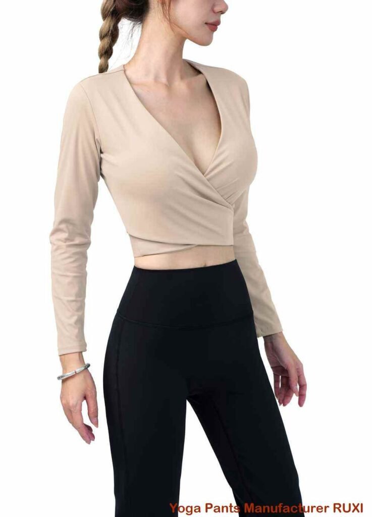 بنطلون يوغا عالي الخصر RUXI sd740