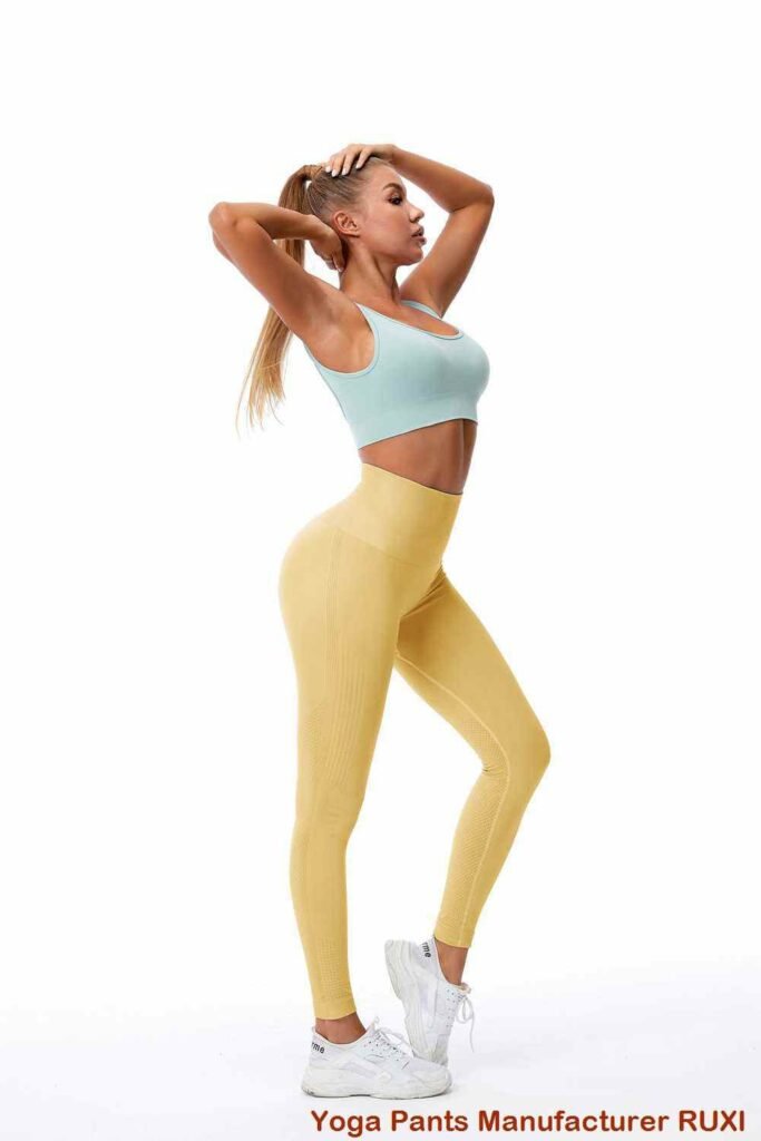 بنطلون يوغا نسائي مع جيوب RUXI