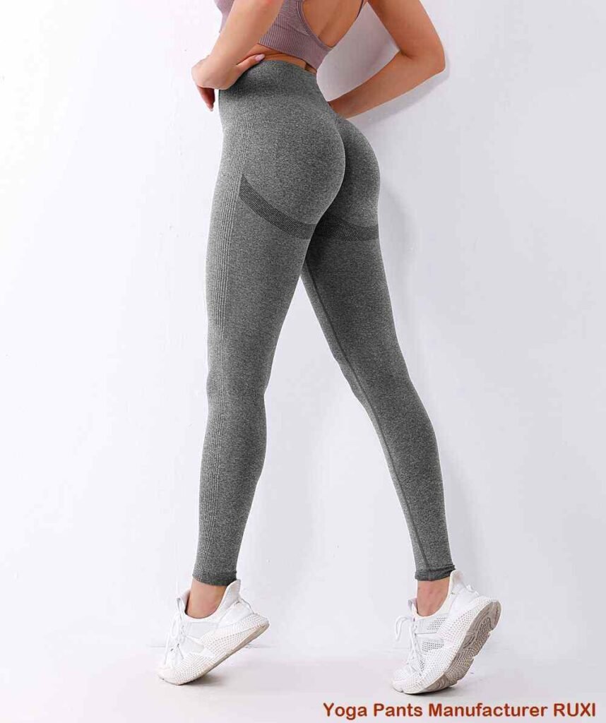 بنطلون يوغا مضلع RUXI sd696