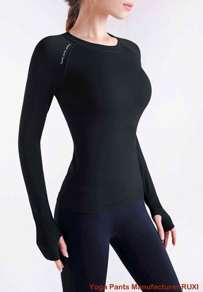 شورت جري بخصر مرتفع مع بطانة RUXI