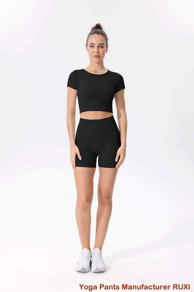 بنطلون يوغا أخضر RUXI sd119