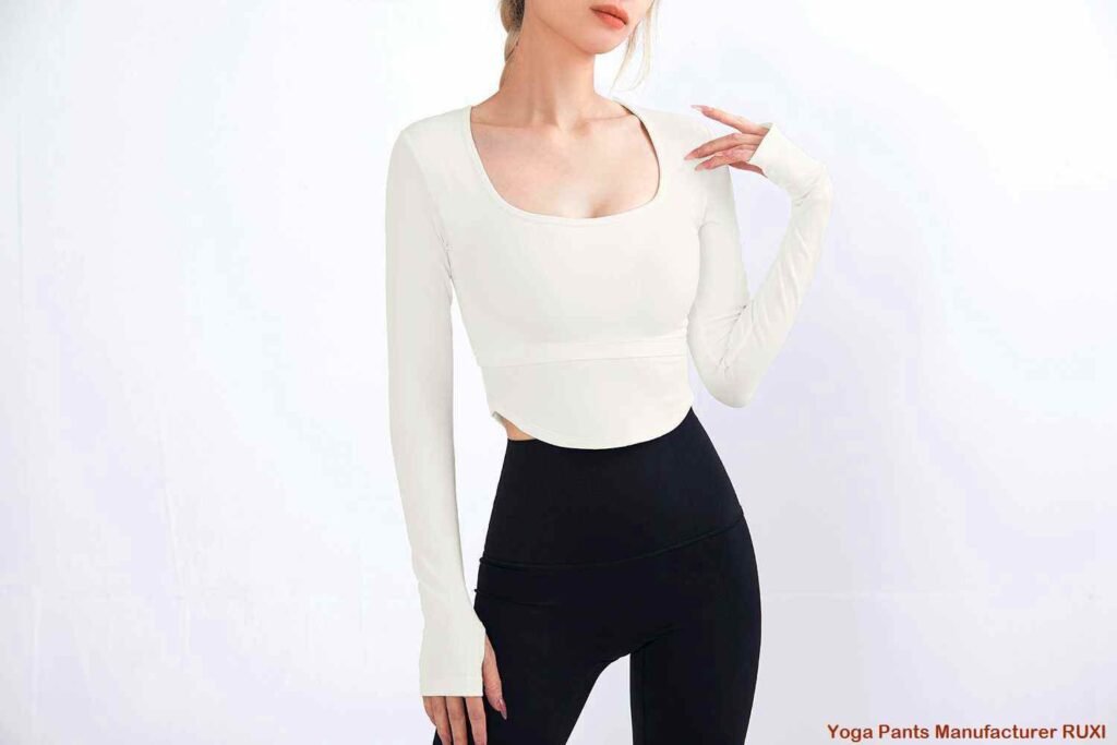 بنطلون يوغا مع جيوب RUXI sd05